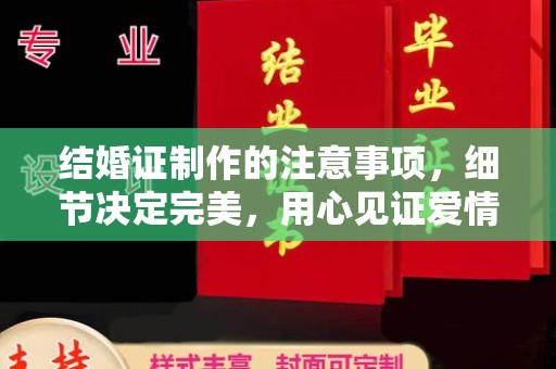 虞城结婚证制作的注意事项，细节决定完美，用心见证爱情